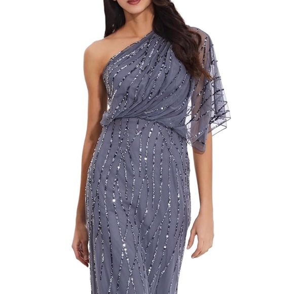 Adrianna papell long gown, 12 - Picture 10 of 11